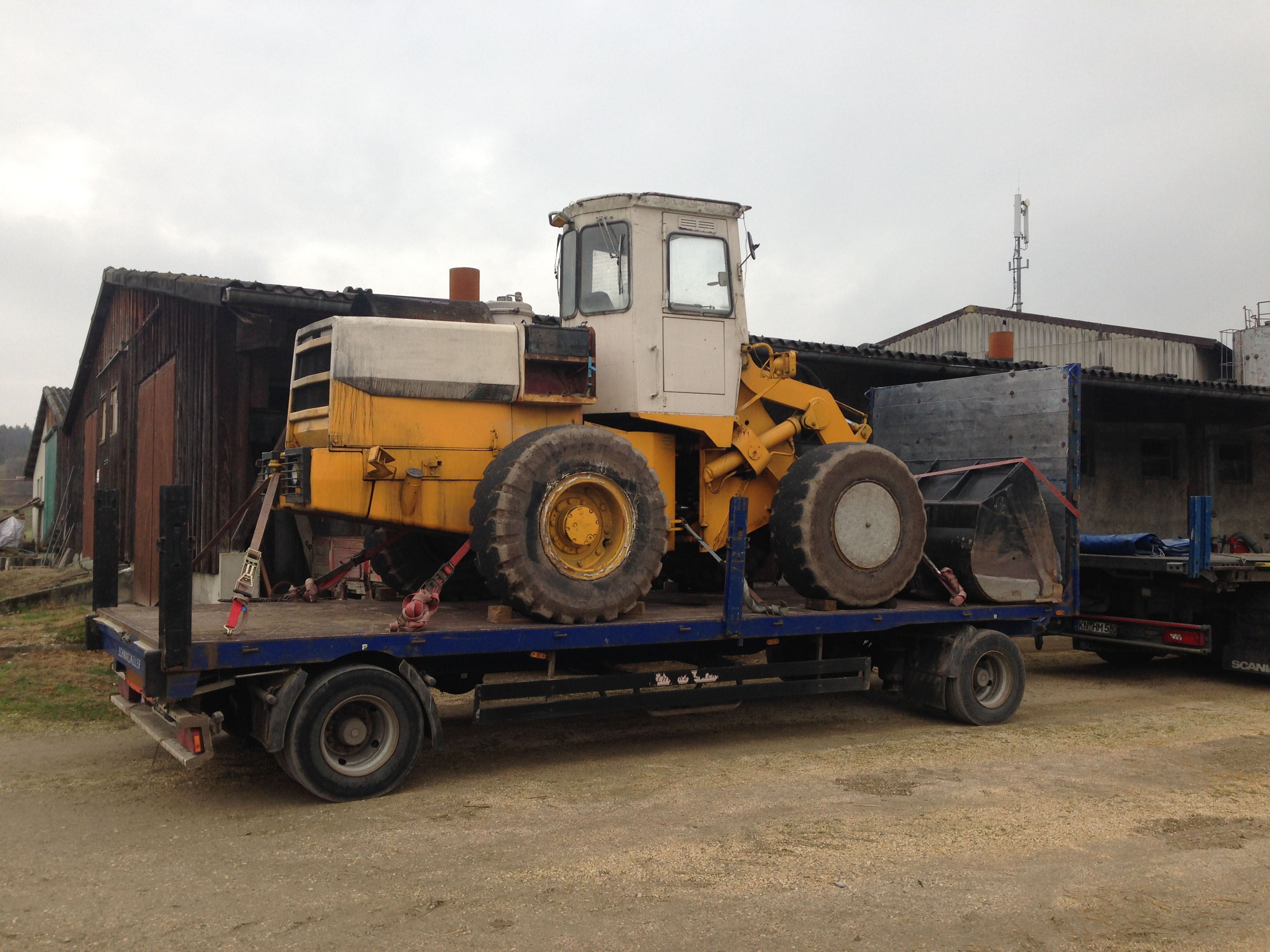 Baumaschinentransport, 